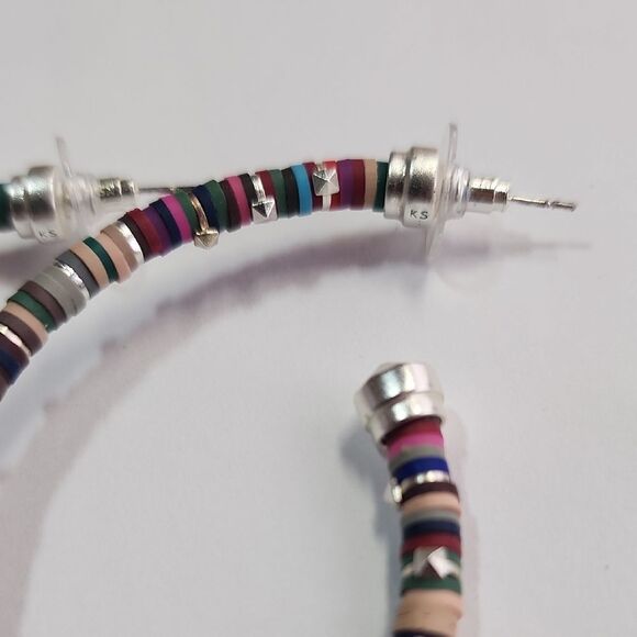 Kendra Scott Multicolor Hoop Earrings Reece - Picture 5 of 6